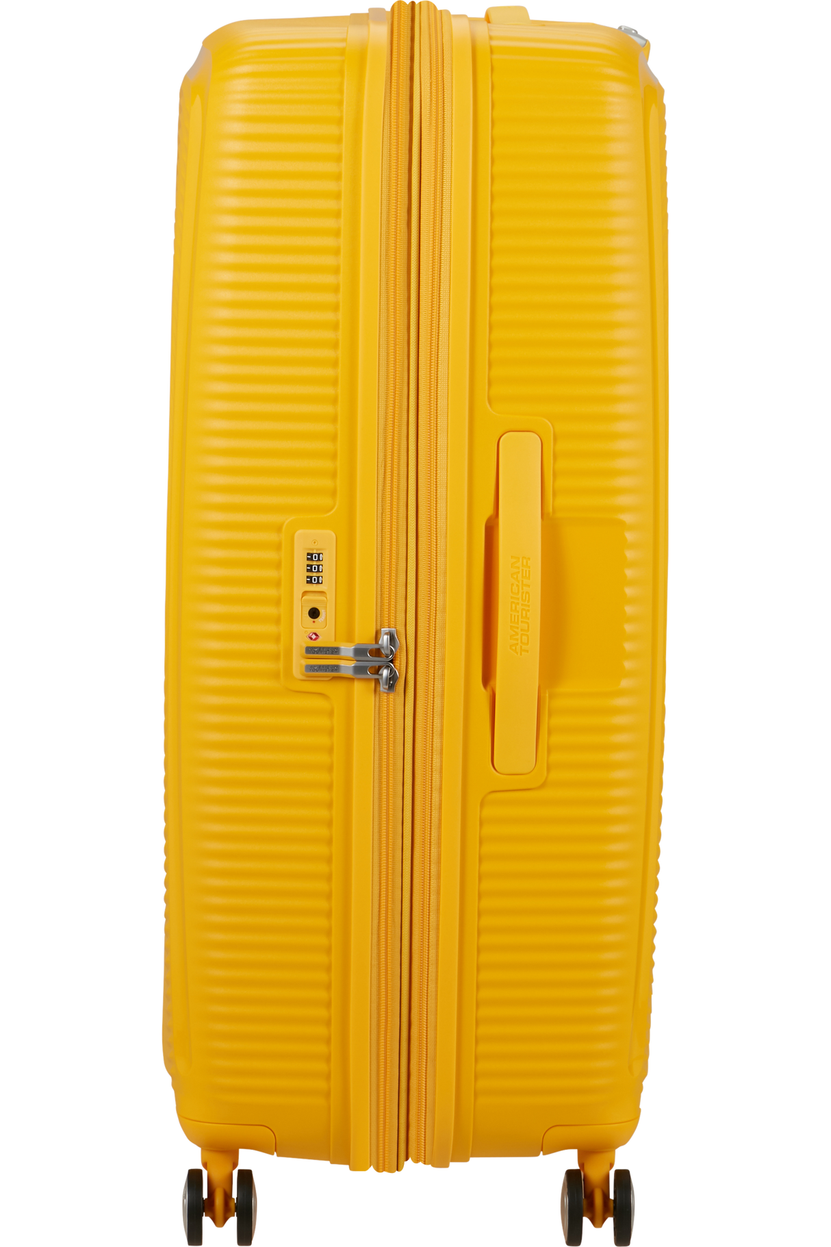 American Tourister Soundbox 80 cm - Extra stor expanderbar Golden Yellow