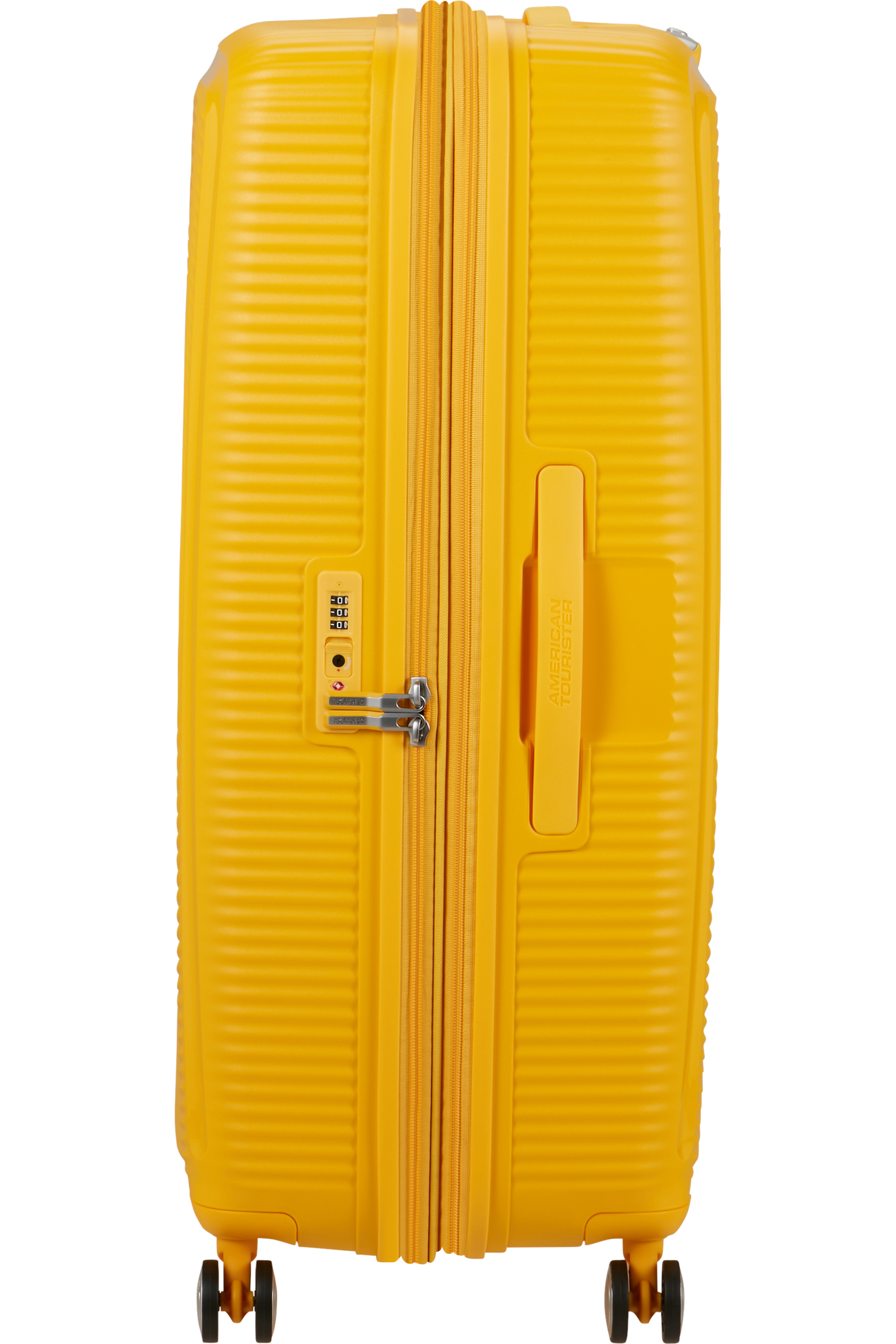 American Tourister Soundbox 80 cm - Extra stor expanderbar Golden Yellow