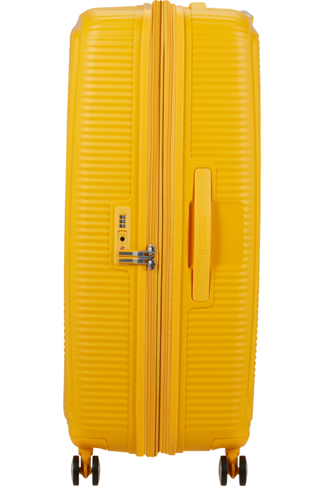 American Tourister Soundbox 80 cm - Extra stor expanderbar Golden Yellow