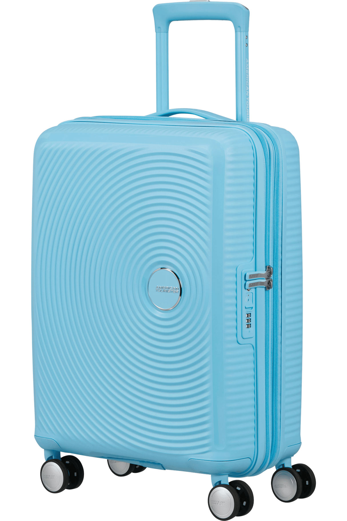 American Tourister Soundbox 55cm - Kabinväska Expanderbar Blueberry Fizz