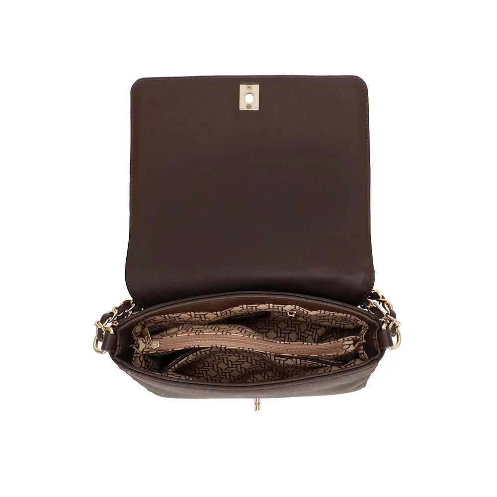 Ulrika Design Gold Bar Shoulder Bag 22 cm - Brown - Handbag