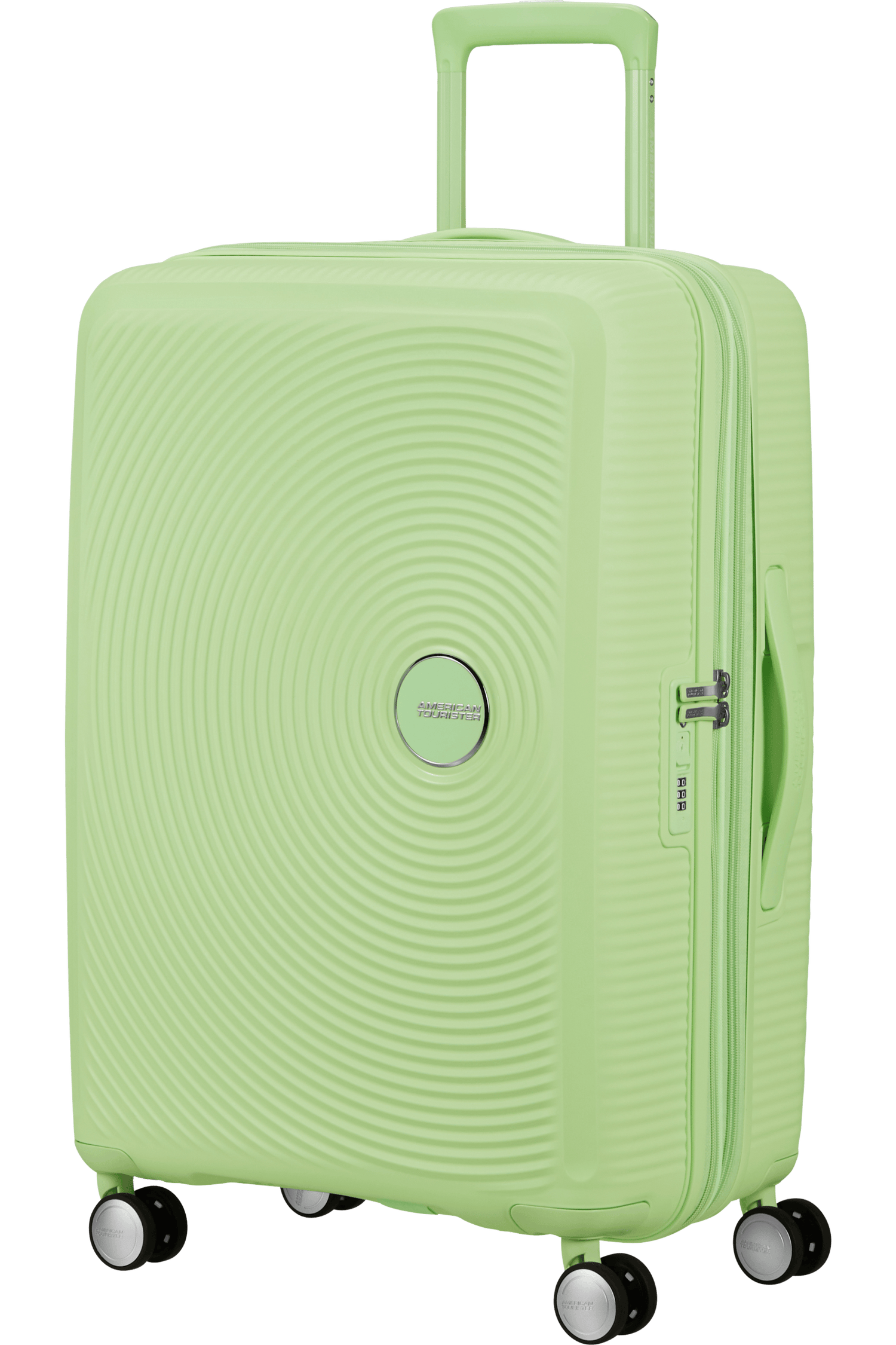 American Tourister Soundbox 67cm - Mellanstor Expanderbar Kiwi Green