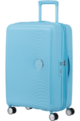 American Tourister Soundbox 67cm - Mellanstor Expanderbar Blueberry Fizz