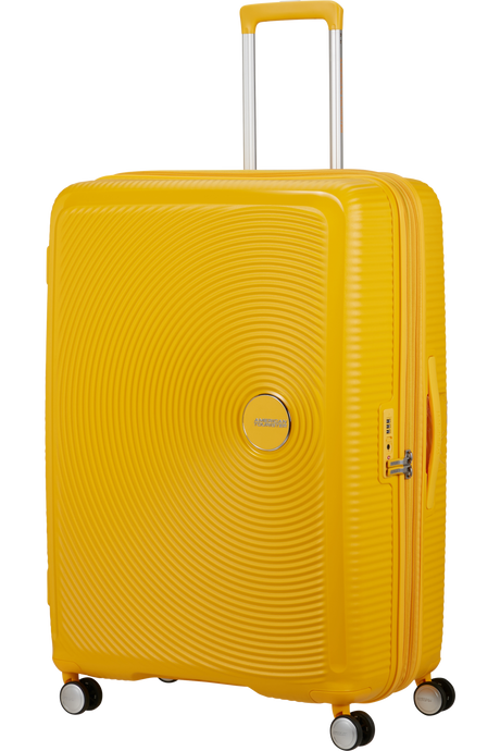 American Tourister Soundbox 80 cm - Extra stor expanderbar Golden Yellow