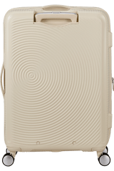 American Tourister Soundbox 67cm - Mellanstor Expanderbar Coconut Sand