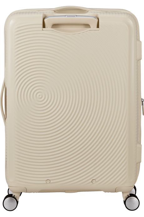 American Tourister Soundbox 67cm - Mellanstor Expanderbar Coconut Sand