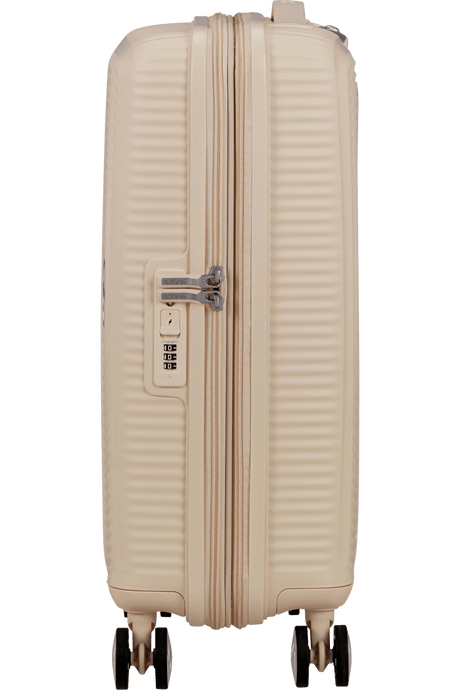 American Tourister Soundbox 55cm - Kabinväska Expanderbar Coconut Sand