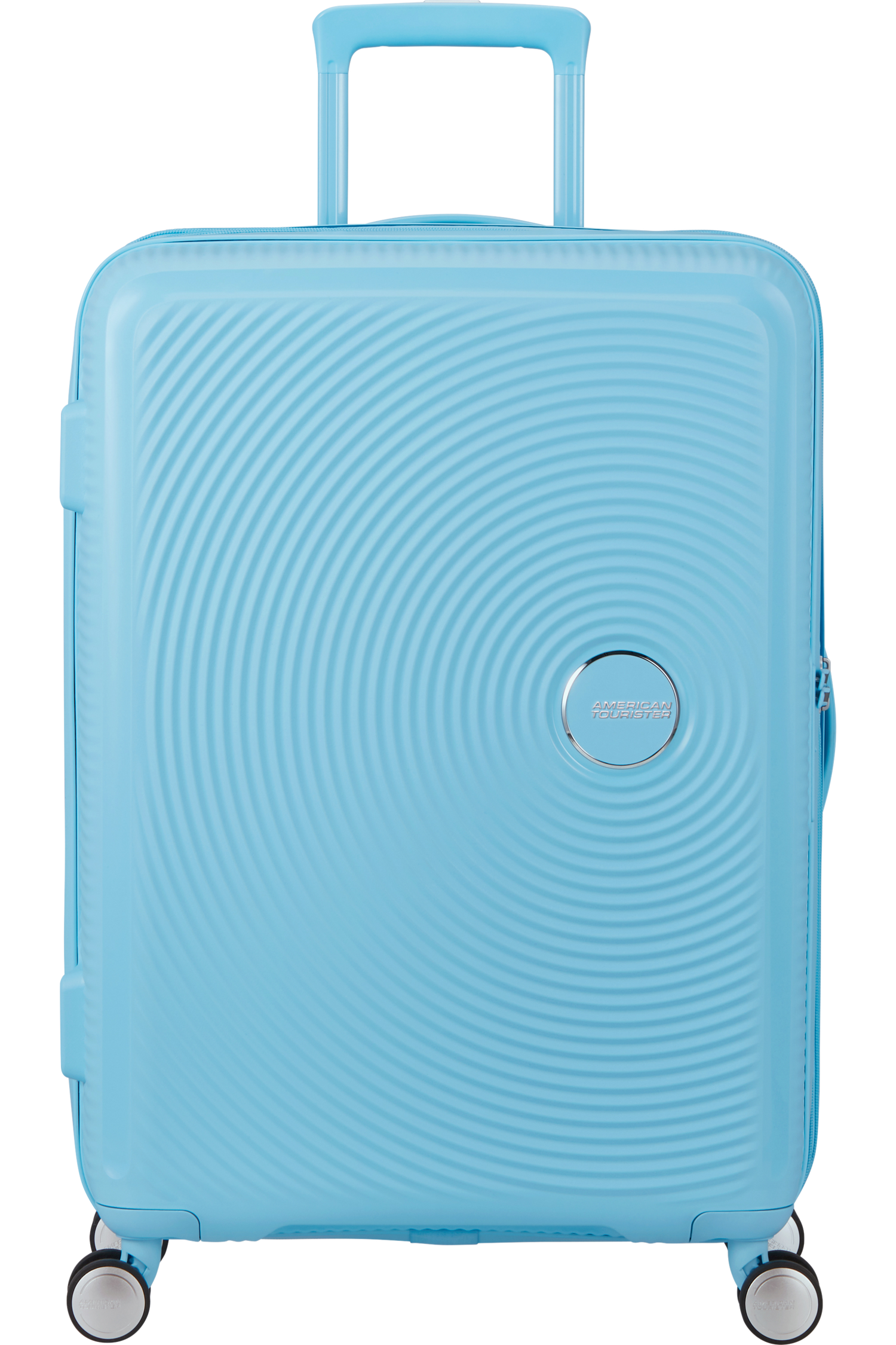 American Tourister Soundbox 67cm - Mellanstor Expanderbar Blueberry Fizz