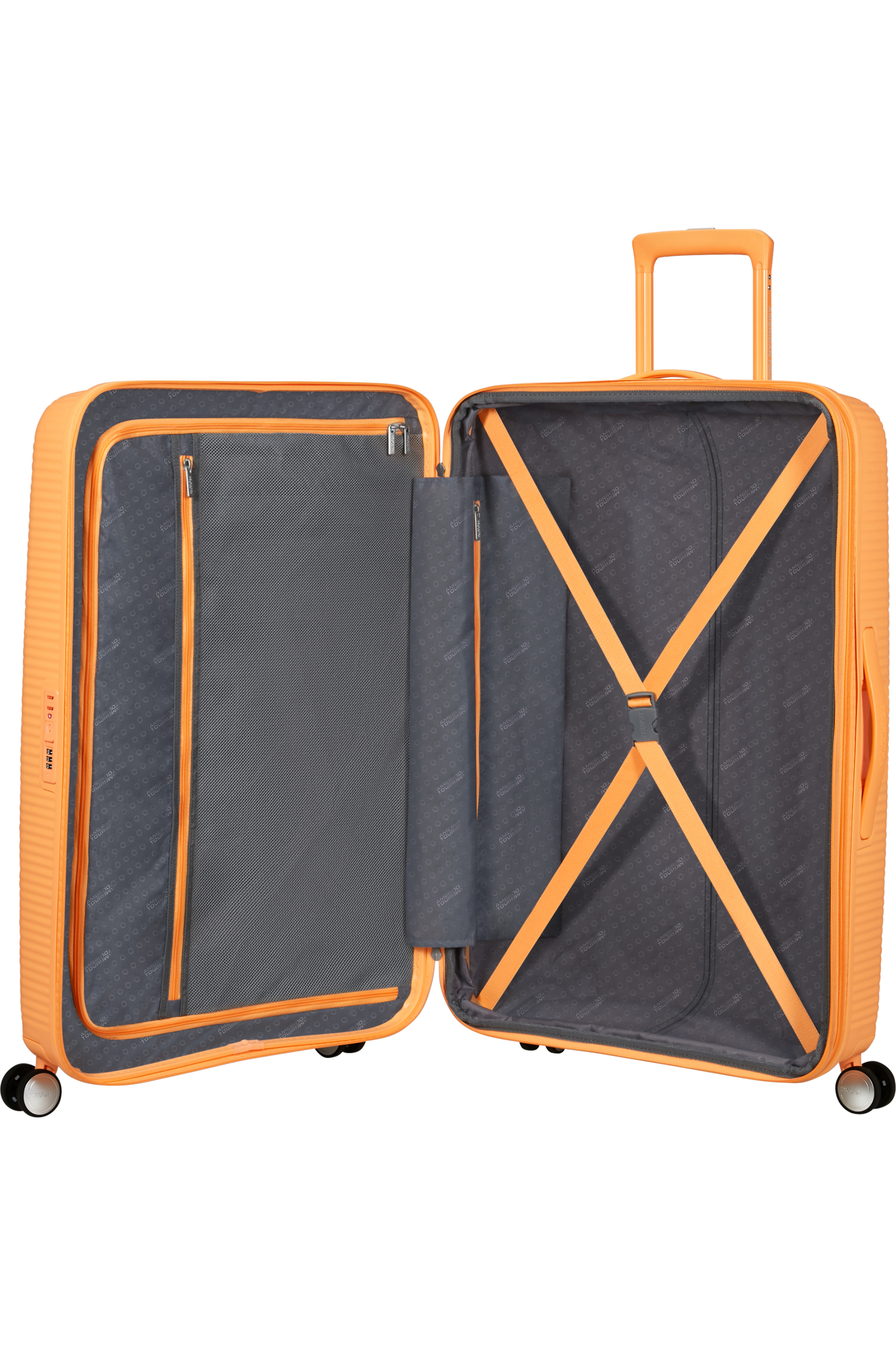American Tourister Soundbox 77cm - Large Expandable Papaya Pop