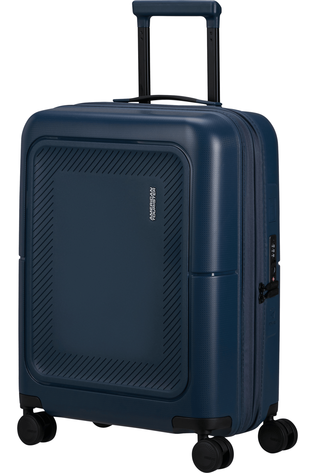 American Tourister Dashpop 55cm - Kabinväska Expanderbar Midnight Blue