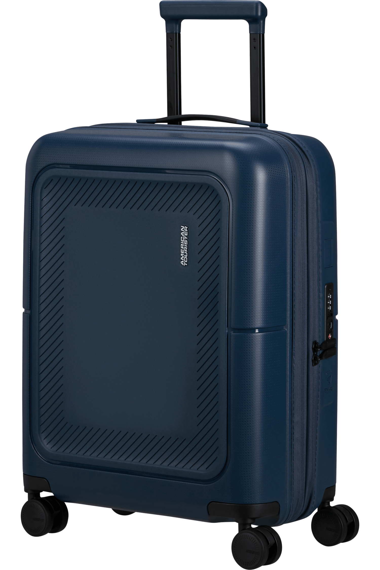 American Tourister Dashpop 55cm - Kabinväska Expanderbar Midnight Blue