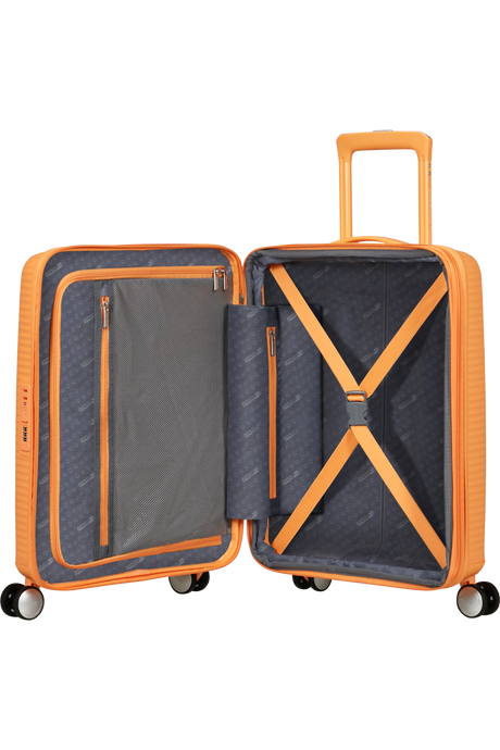 American Tourister Soundbox 55cm - Kabinväska Expanderbar Papaya Pop
