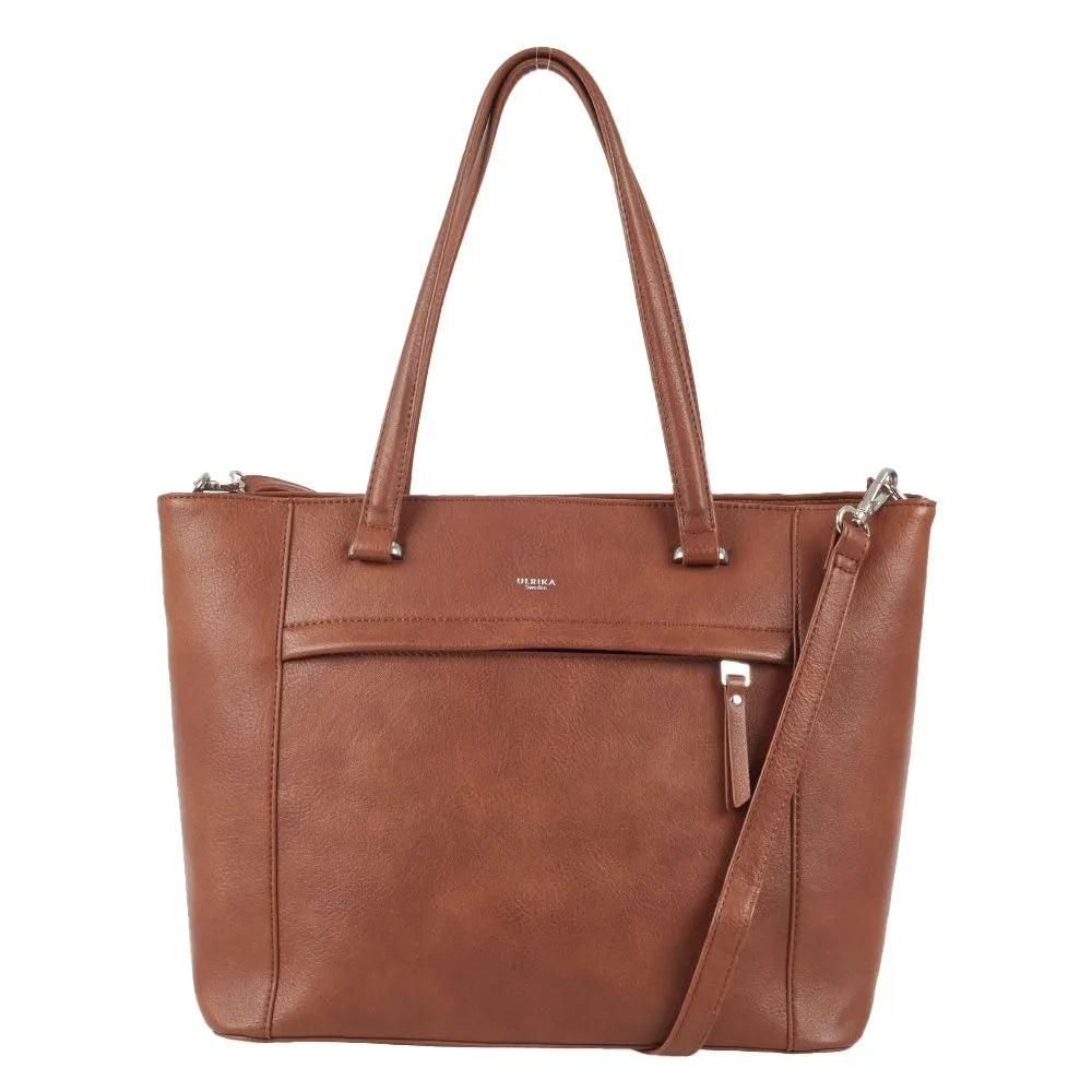 Ulrika Design NOOS Handbag and Clutch Large - Brown