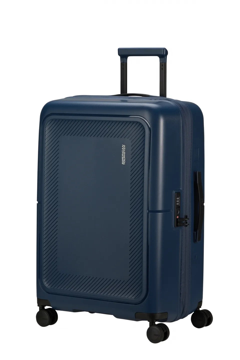 American Tourister Dashpop 67cm - Mellanstor Expanderbar Midnight Blue