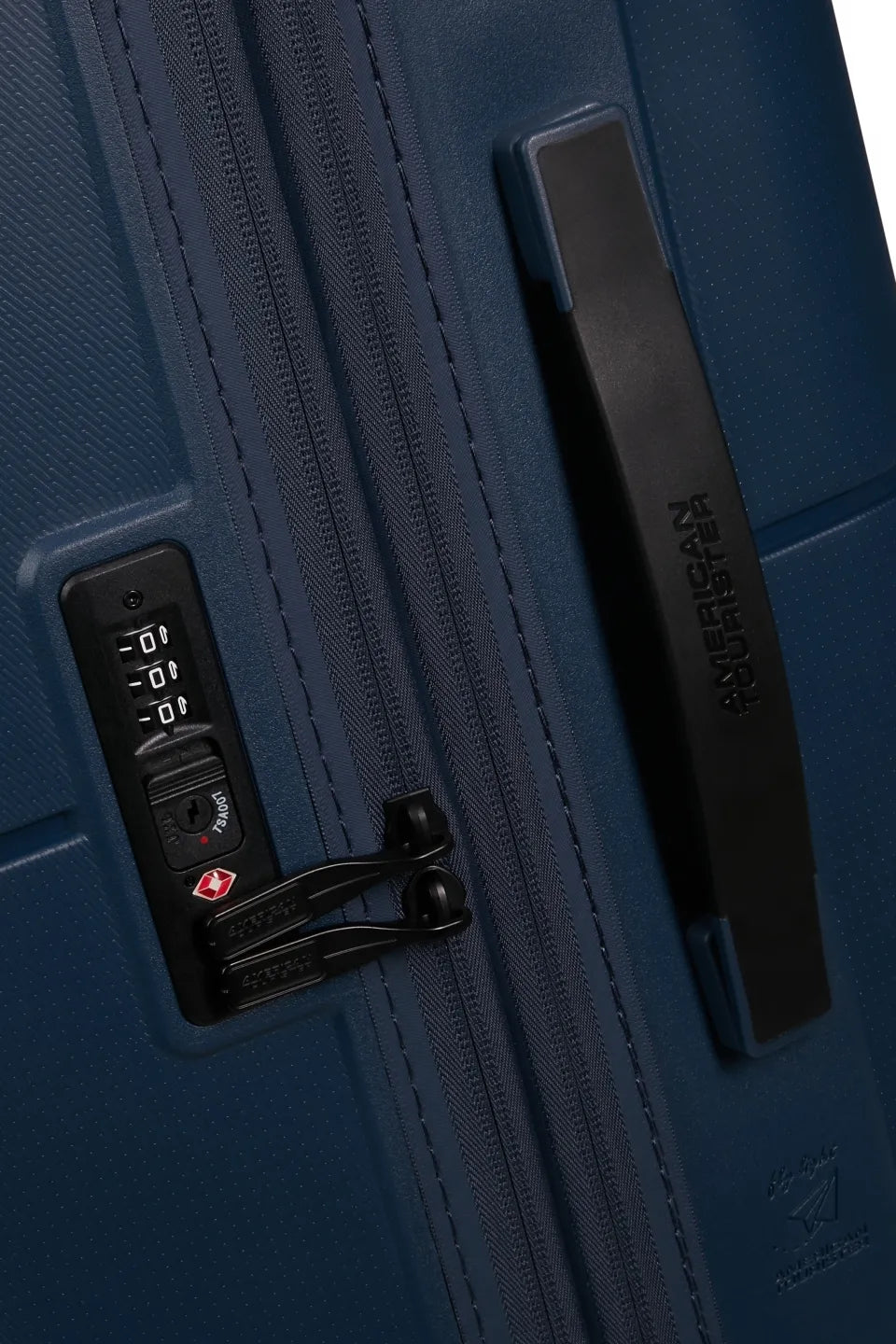 American Tourister Dashpop 67cm - Mellanstor Expanderbar Midnight Blue