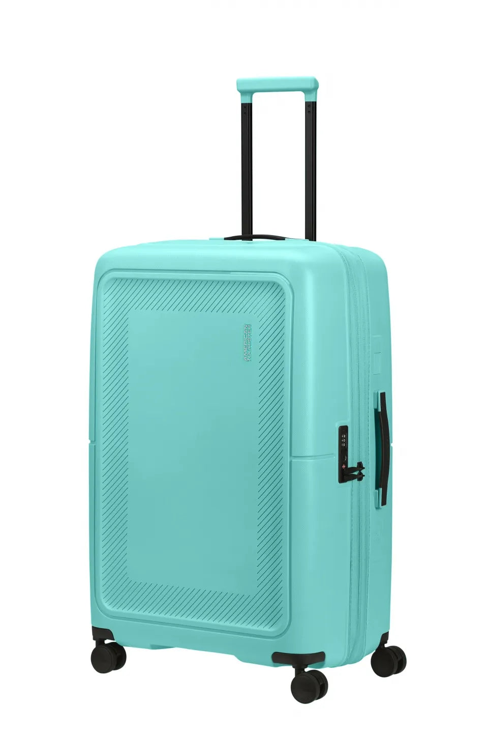 American Tourister Dashpop 77cm - Stor Expanderbar Aqua Sky