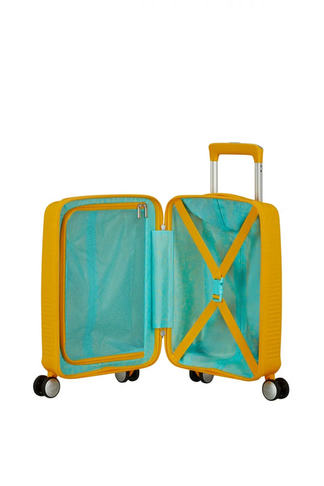 American Tourister Soundbox Mini - Kabinväska Golden Yellow