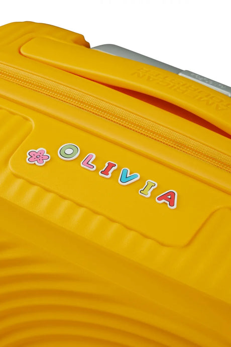 American Tourister Soundbox Mini - Kabinväska Golden Yellow