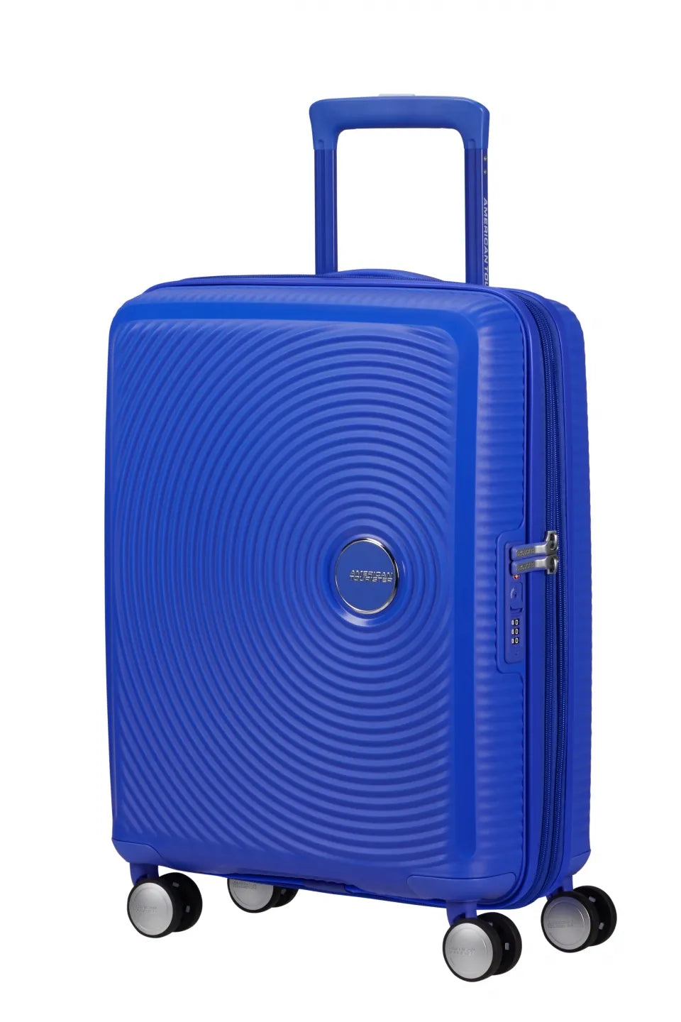 American Tourister Soundbox 55cm - Kabinväska Expanderbar Cobalt Blue