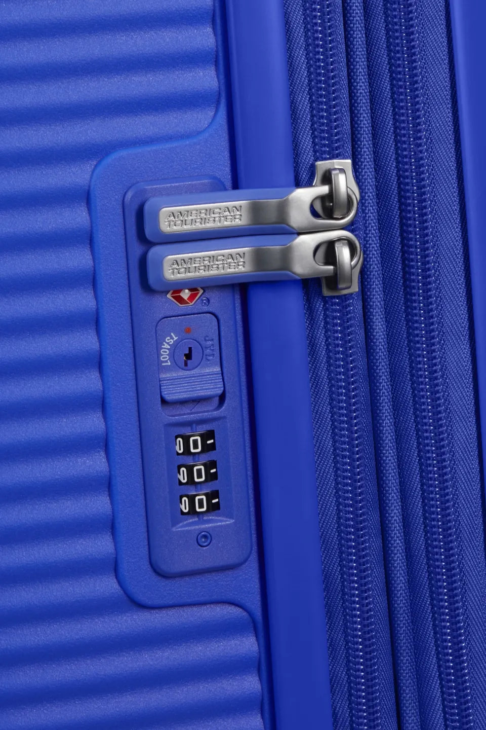 American Tourister Soundbox 55cm - Kabinväska Expanderbar Cobalt Blue
