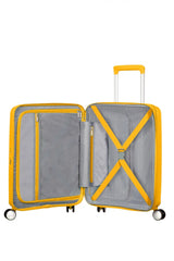 American Tourister Soundbox 67cm - Mellanstor Expanderbar Golden Yellow