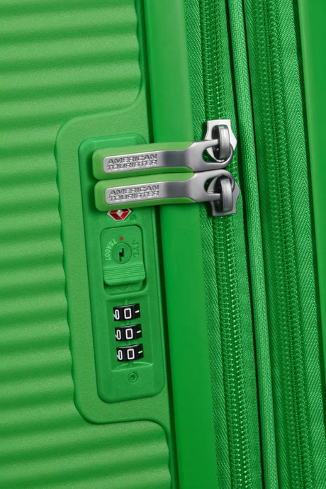 American Tourister Soundbox 55cm - Kabinväska Expanderbar Grass Green