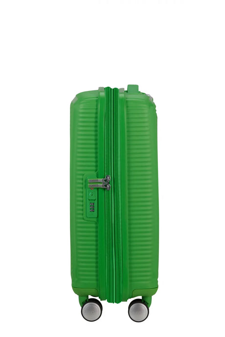 American Tourister Soundbox 55cm - Kabinväska Expanderbar Grass Green