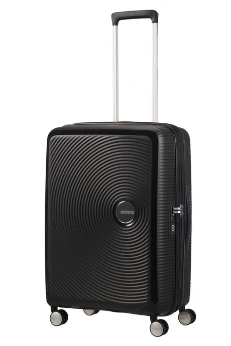 American Tourister Soundbox 67cm - Mellanstor Expanderbar Bass Black