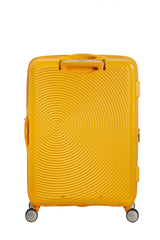 American Tourister Soundbox 67cm - Mellanstor Expanderbar Golden Yellow