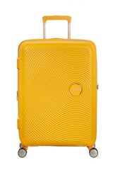 American Tourister Soundbox 67cm - Mellanstor Expanderbar Golden Yellow