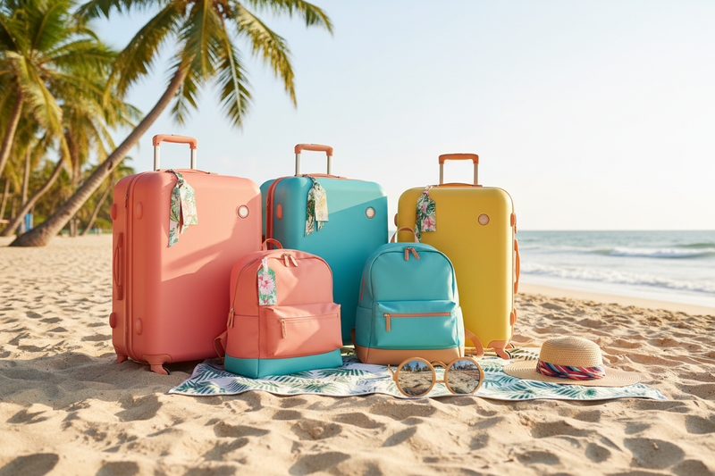 season for summer luggage