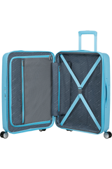 American Tourister Soundbox 67cm - Mellanstor Expanderbar Blueberry Fizz