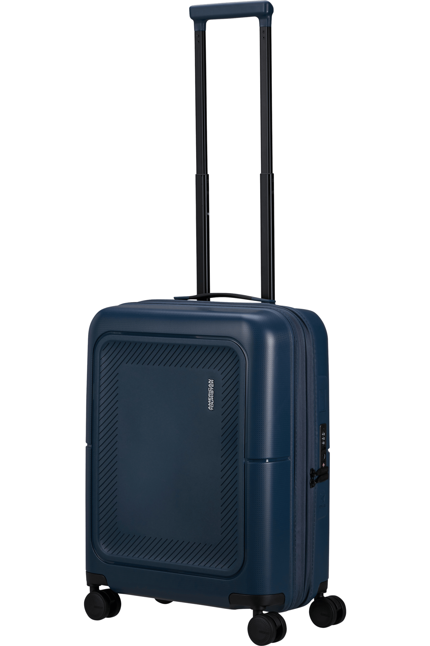 American Tourister Dashpop 55cm - Kabinväska Expanderbar Midnight Blue