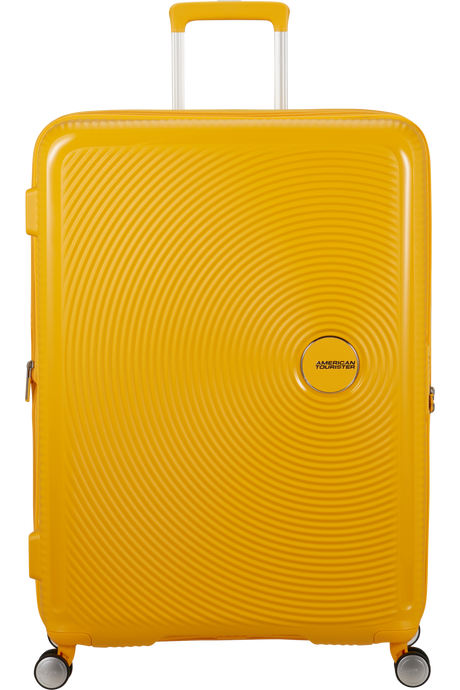 American Tourister Soundbox 80 cm - Extra stor expanderbar Golden Yellow