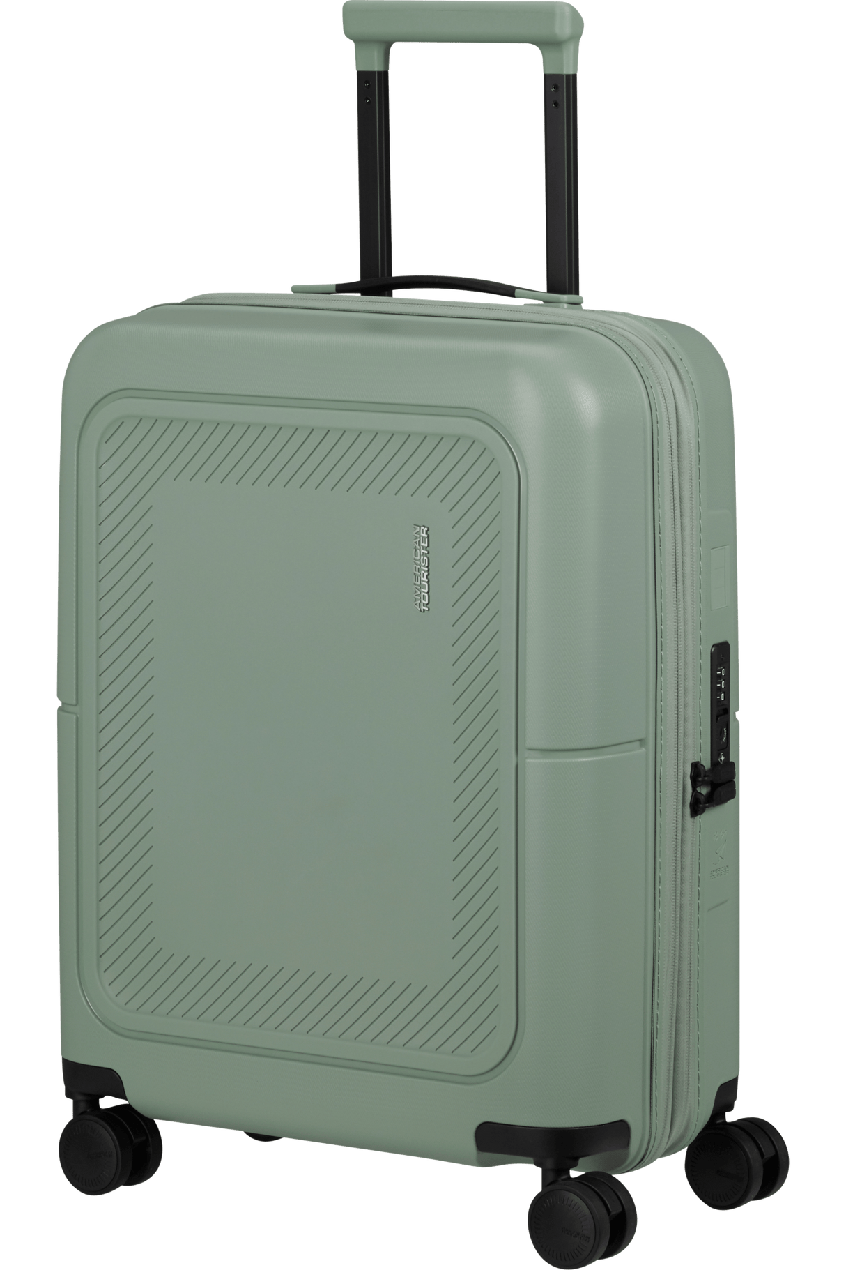American Tourister Dashpop 55cm - Kabinväska Expanderbar Iceberg Green