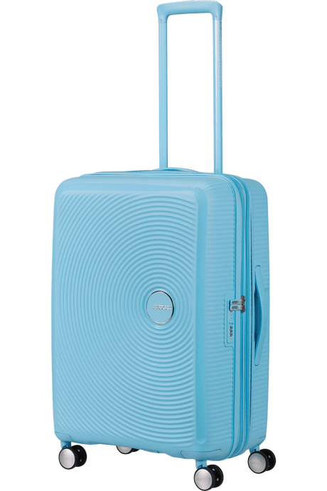 American Tourister Soundbox 67cm - Mellanstor Expanderbar Blueberry Fizz
