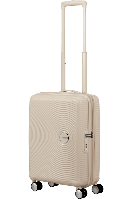 American Tourister Soundbox 55cm - Kabinväska Expanderbar Coconut Sand