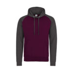 burgundy-charcoal